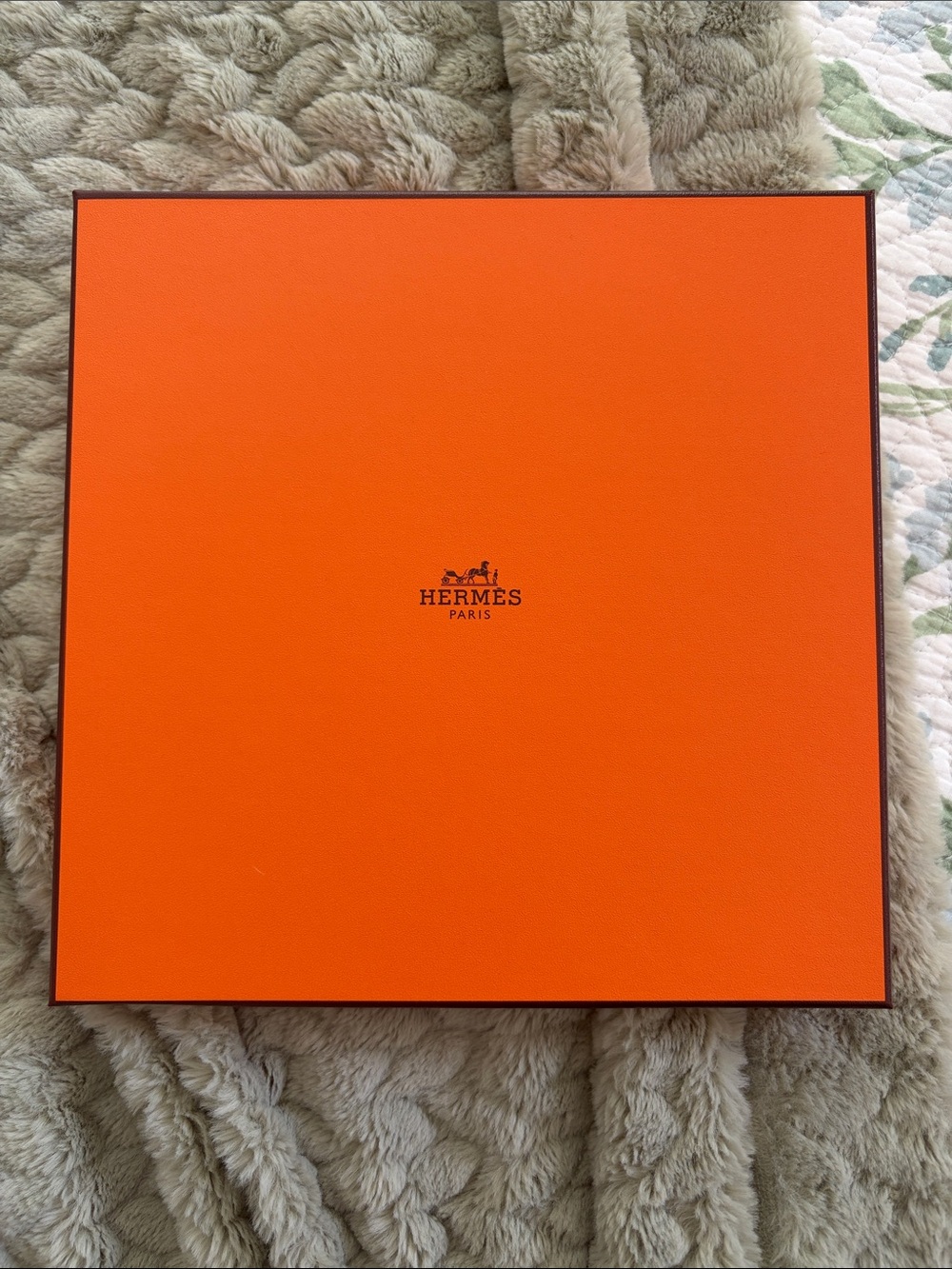 Hermes Orange Presentation Box with Logo